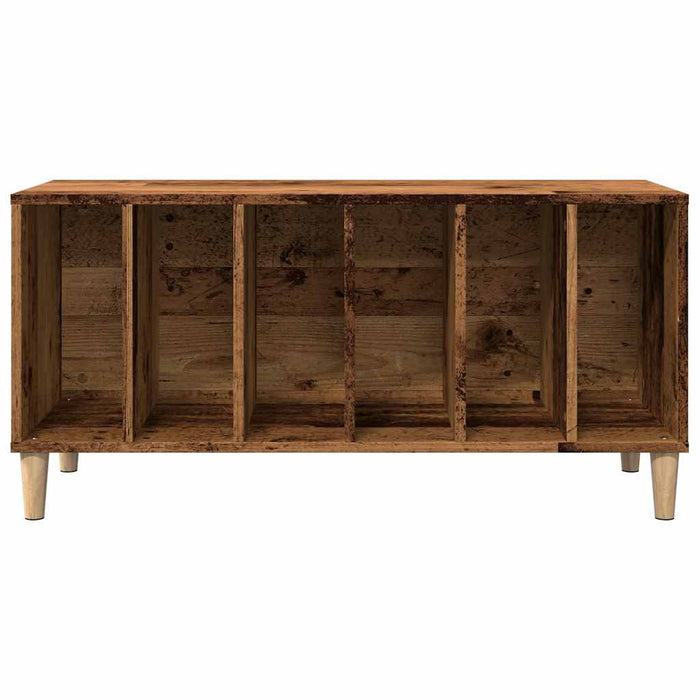 Mobile Porta Dischi Legno Antico 100x38x48 cm Legno Multistrato 857167
