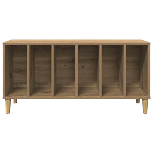 Mobile Porta Dischi Rovere Artigianale 100x38x48 cm Multistrato 857168