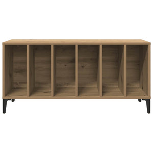 Mobile Porta Dischi Rovere Artigianale 100x38x48 cm Multistrato 857170