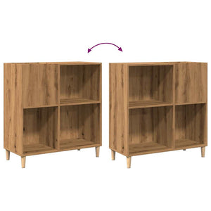 Mobile Porta Dischi Artigianale 84,5x38x89 cm Legno Multistrato