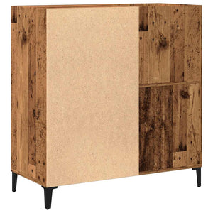 Mobile Porta Dischi Legno Antico 84,5x38x89cm Legno Multistrato 857173