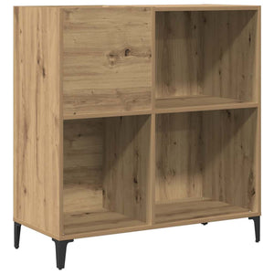 vidaXL Mobile Porta Dischi Artigianale 84,5x38x89 cm Legno Multistrato