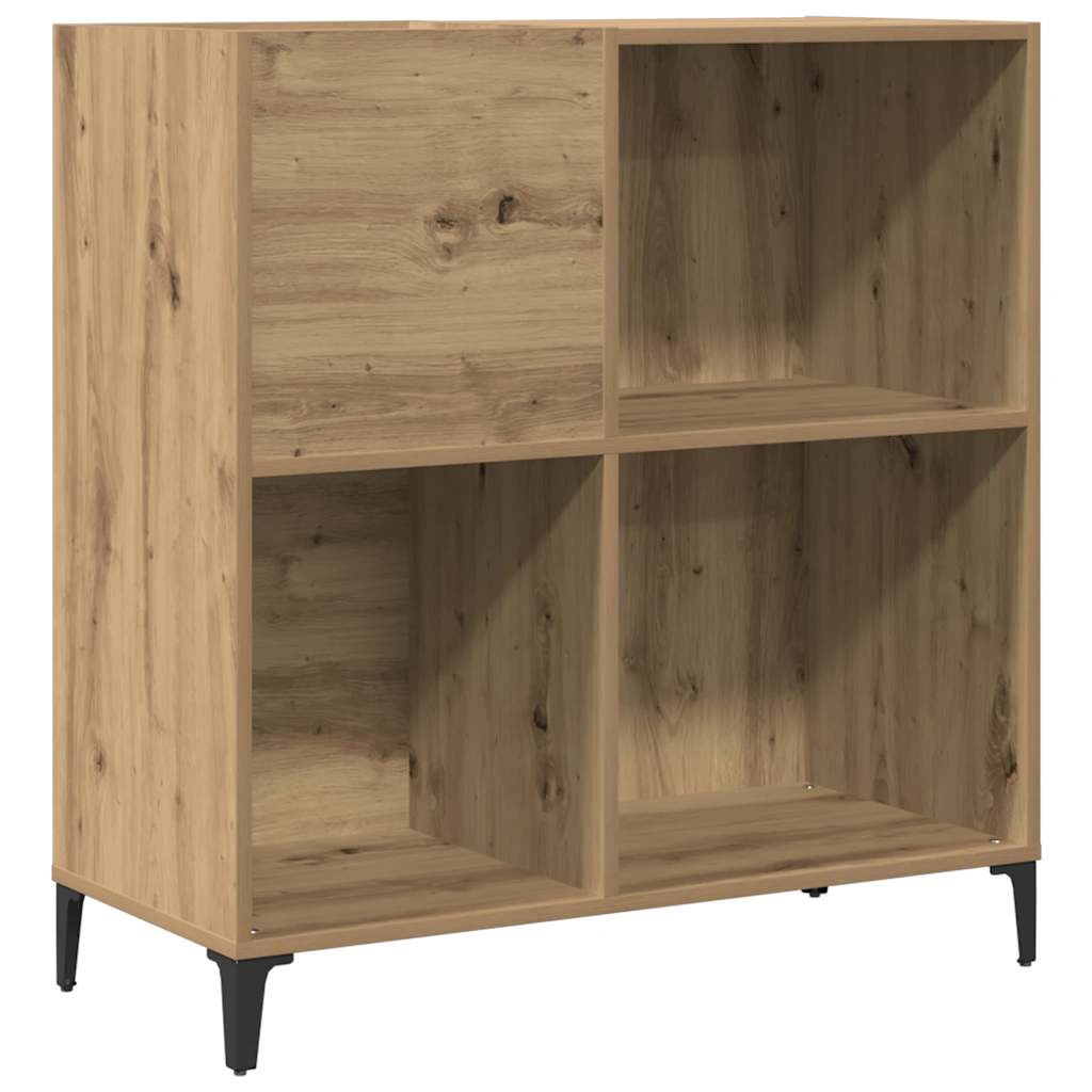 Mobile Porta Dischi Artigianale 84,5x38x89 cm Legno Multistrato 857174