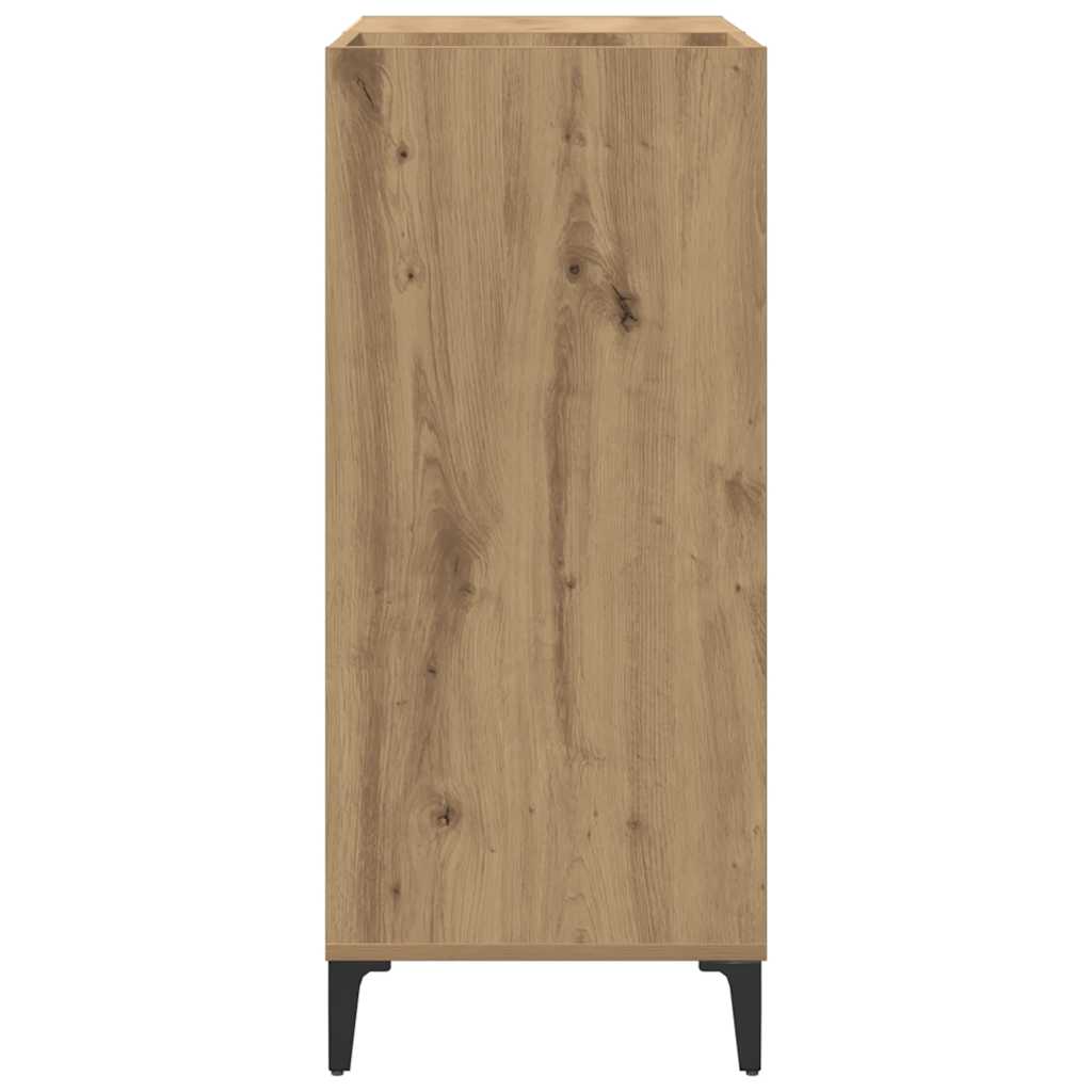 vidaXL Mobile Porta Dischi Artigianale 84,5x38x89 cm Legno Multistrato