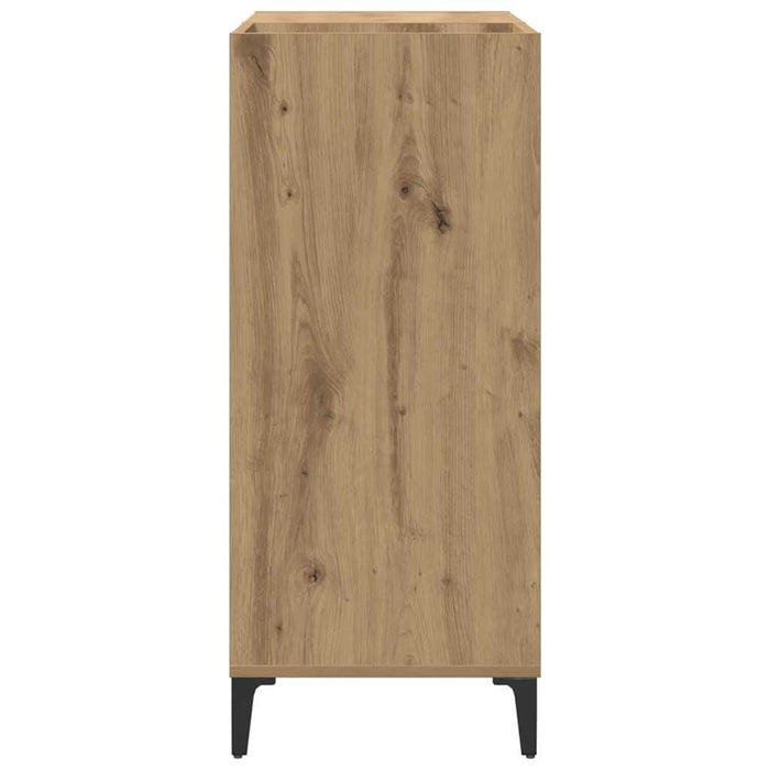 vidaXL Mobile Porta Dischi Artigianale 84,5x38x89 cm Legno Multistrato