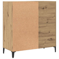 vidaXL Mobile Porta Dischi Artigianale 84,5x38x89 cm Legno Multistrato