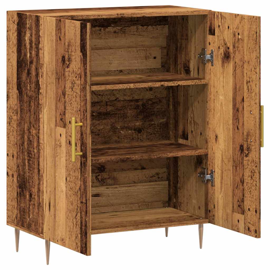 vidaXL Credenza Legno Antico 69,5x34x90 cm in Legno Multistrato
