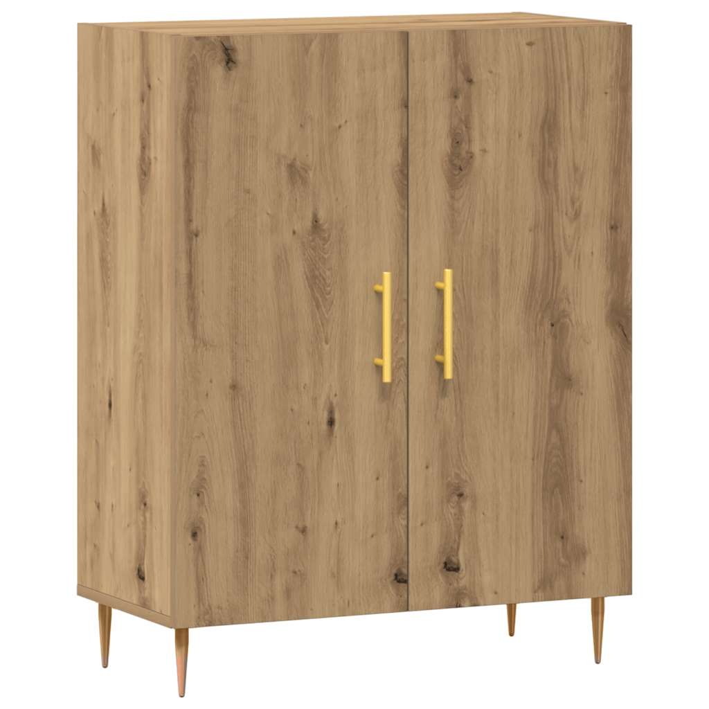 vidaXL Credenza Rovere Artigianale 69,5x34x90 cm in Legno Multistrato