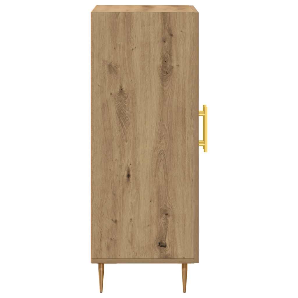 vidaXL Credenza Rovere Artigianale 69,5x34x90 cm in Legno Multistrato