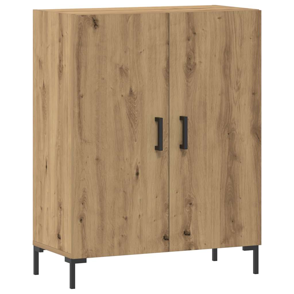 vidaXL Credenza Rovere Artigianale 69,5x34x90 cm in Legno Multistrato