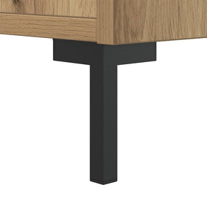 vidaXL Credenza Rovere Artigianale 69,5x34x90 cm in Legno Multistrato