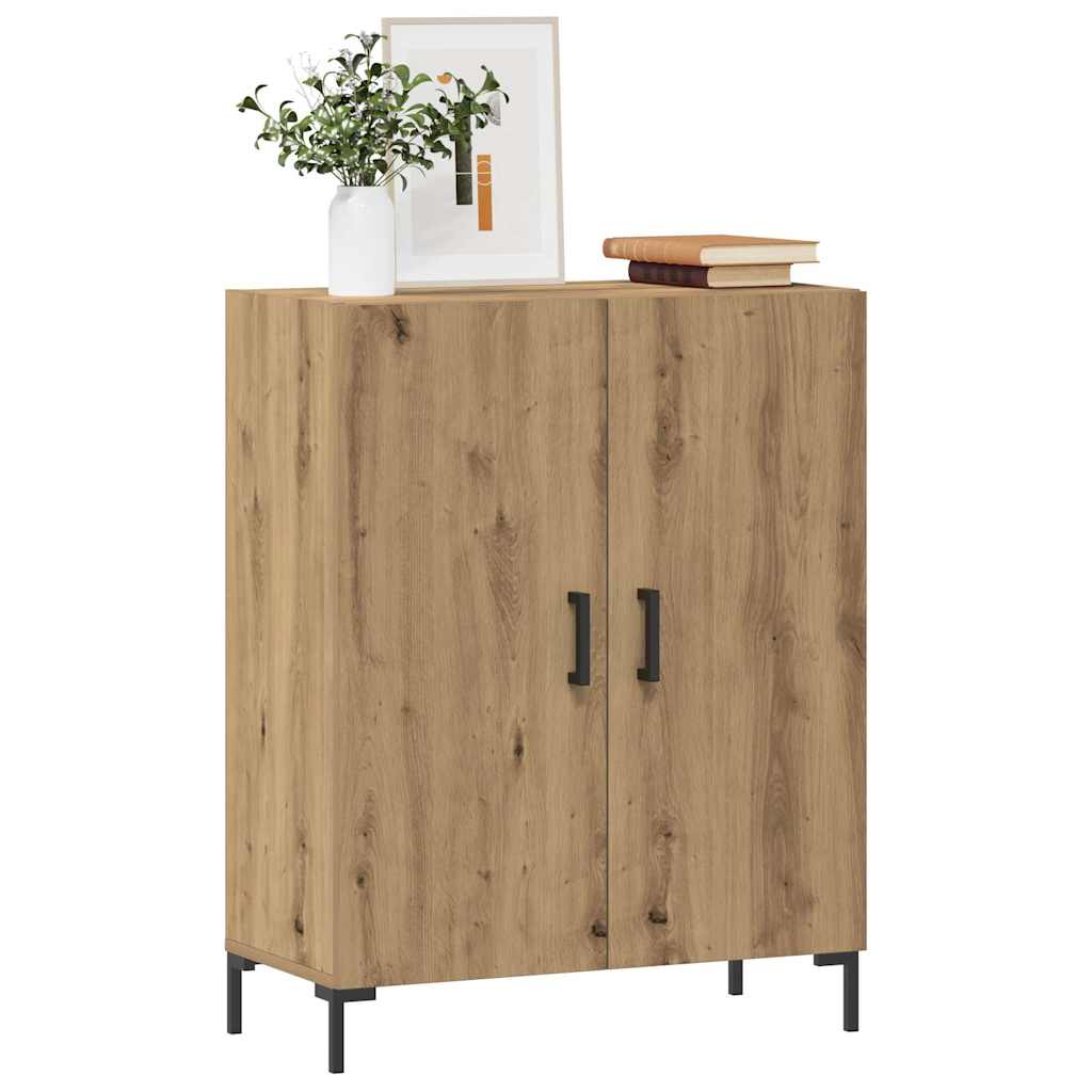 vidaXL Credenza Rovere Artigianale 69,5x34x90 cm in Legno Multistrato