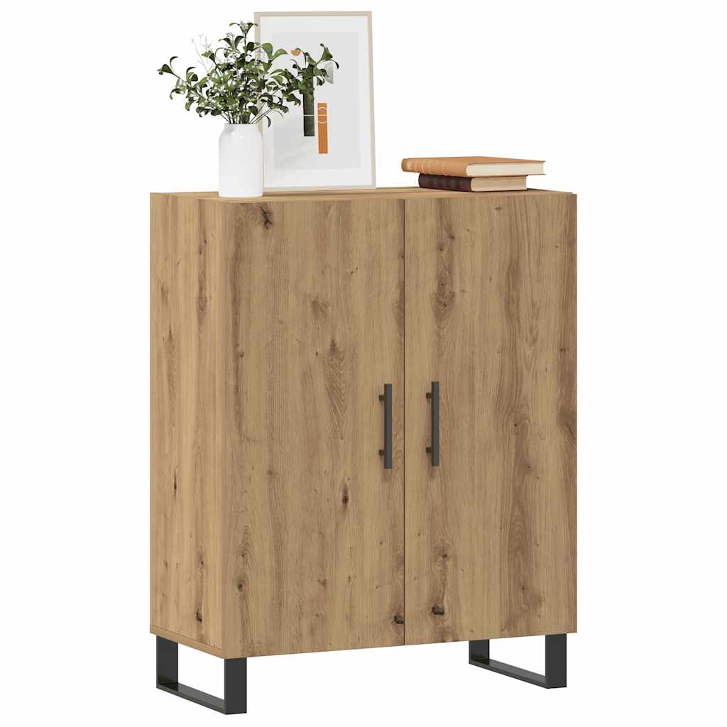 vidaXL Credenza Rovere Artigianale 69,5x34x90 cm in Legno Multistrato