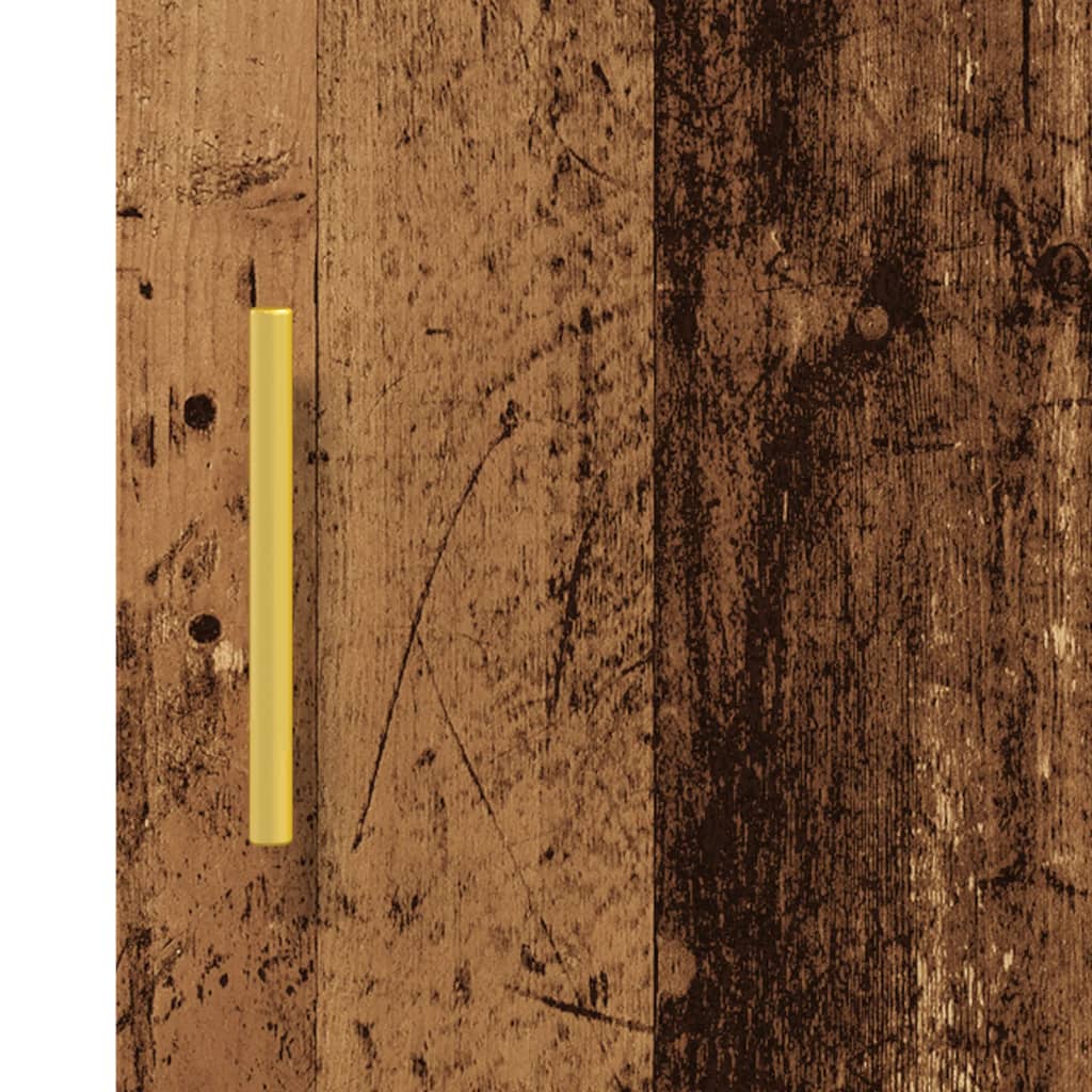 vidaXL Credenza Legno Antico 34,5x34x90 cm in Truciolato