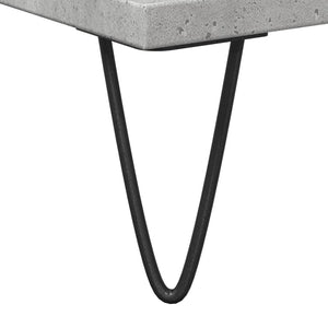 Armadietto Bagno Grigio Cemento 30x30x190 cm Legno Multistrato 857198