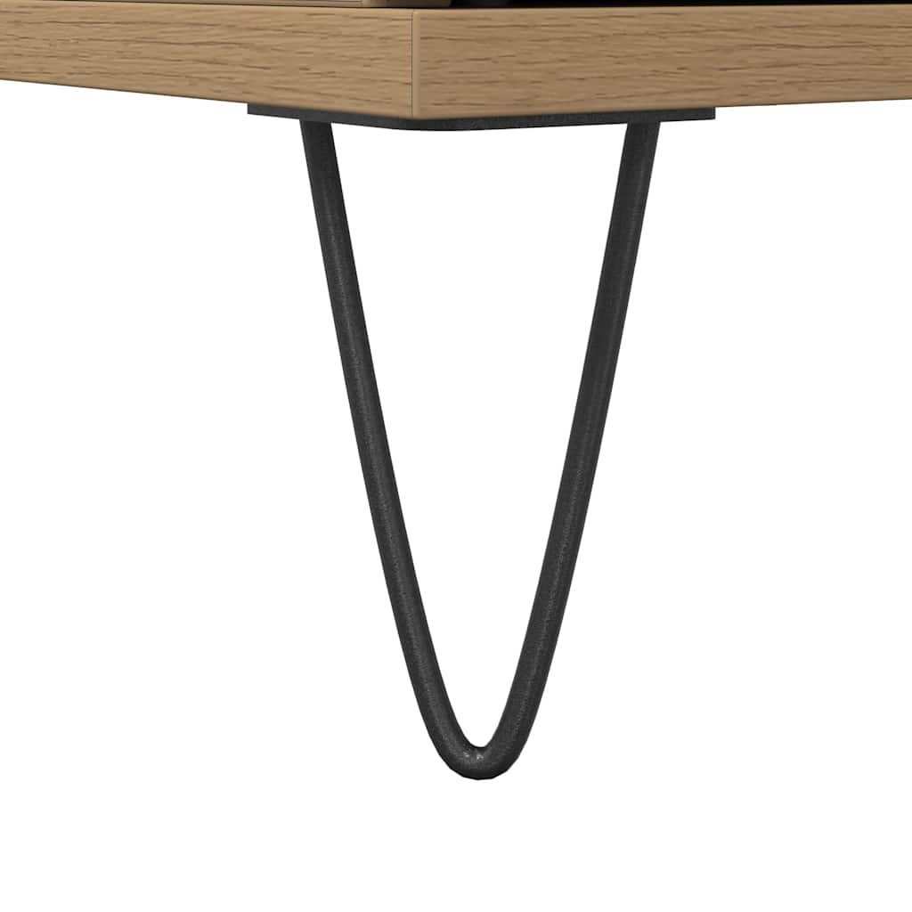 vidaXL Armadietto Bagno Rovere 30x30x190 cm Legno Multistrato