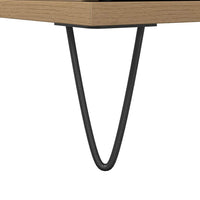 Armadietto Bagno Rovere 30x30x100 cm Legno Multistrato 857209