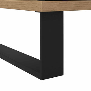 vidaXL Armadietto da Bagno Rovere Artigianale 30x30x100 cm Truciolato