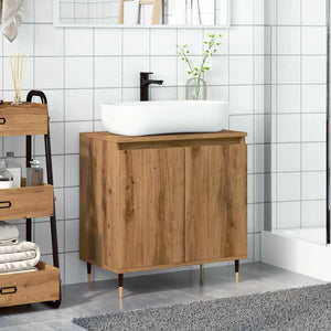 Mobile da Bagno Rovere Artigianale 58x33x60 cm in Truciolato