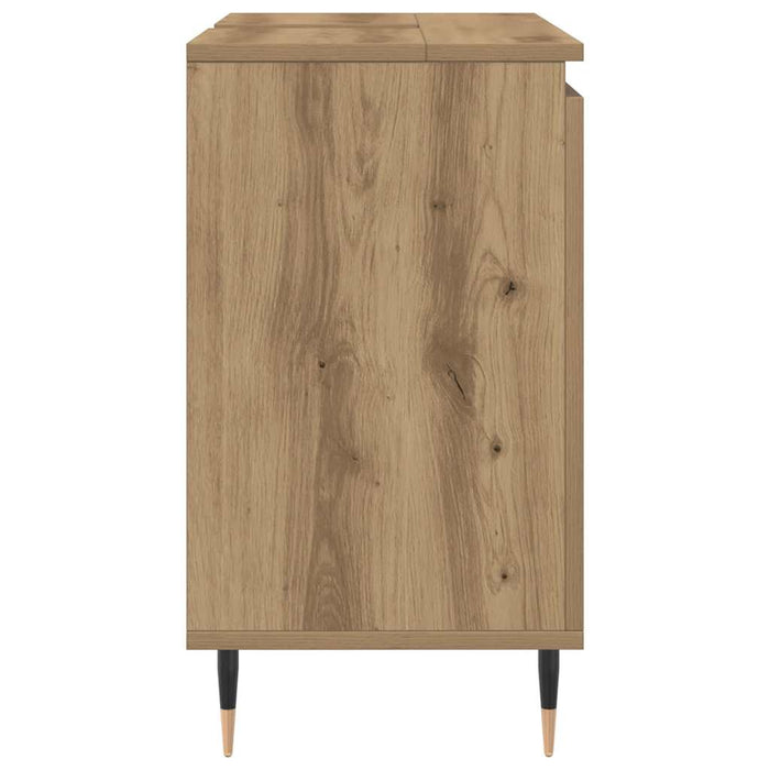 Mobile da Bagno Rovere Artigianale 58x33x60 cm in Truciolato 857215