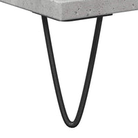 Armadietto da Bagno Grigio Cemento 58x33x60cm Legno Multistrato 857216