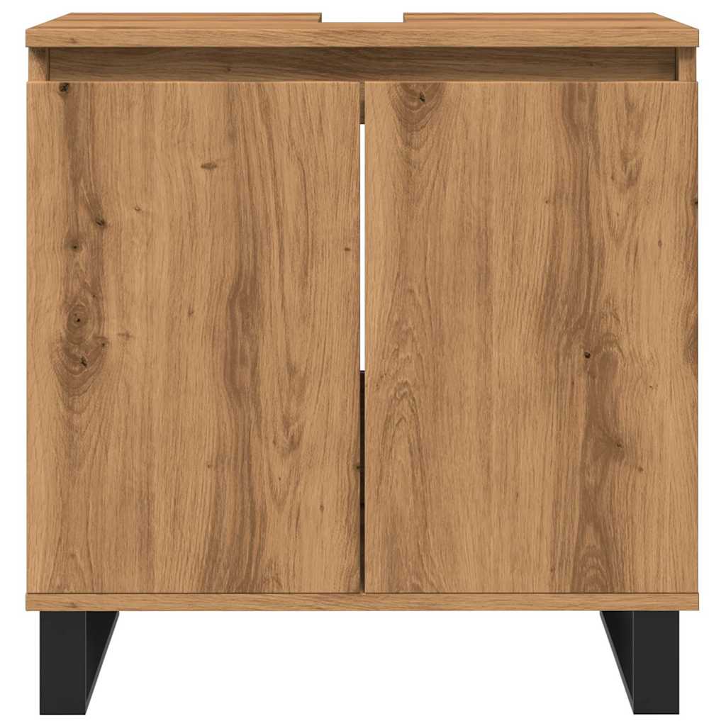 Mobile da Bagno Rovere Artigianale 58x33x60 cm in Truciolato