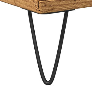 Armadietto da Bagno Legno Antico 65x33x60 cm in Truciolato 857226