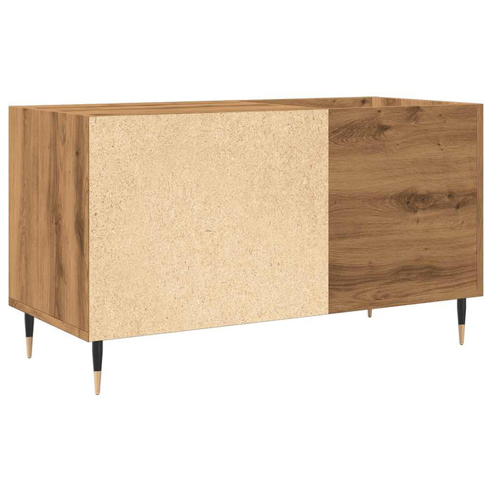 Mobile Porta Dischi Rovere Artigianale 84,5x38x48cm Multistrato