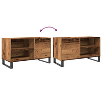 Mobile Porta Dischi Legno Antico 84,5x38x48cm Legno Multistrato 857244