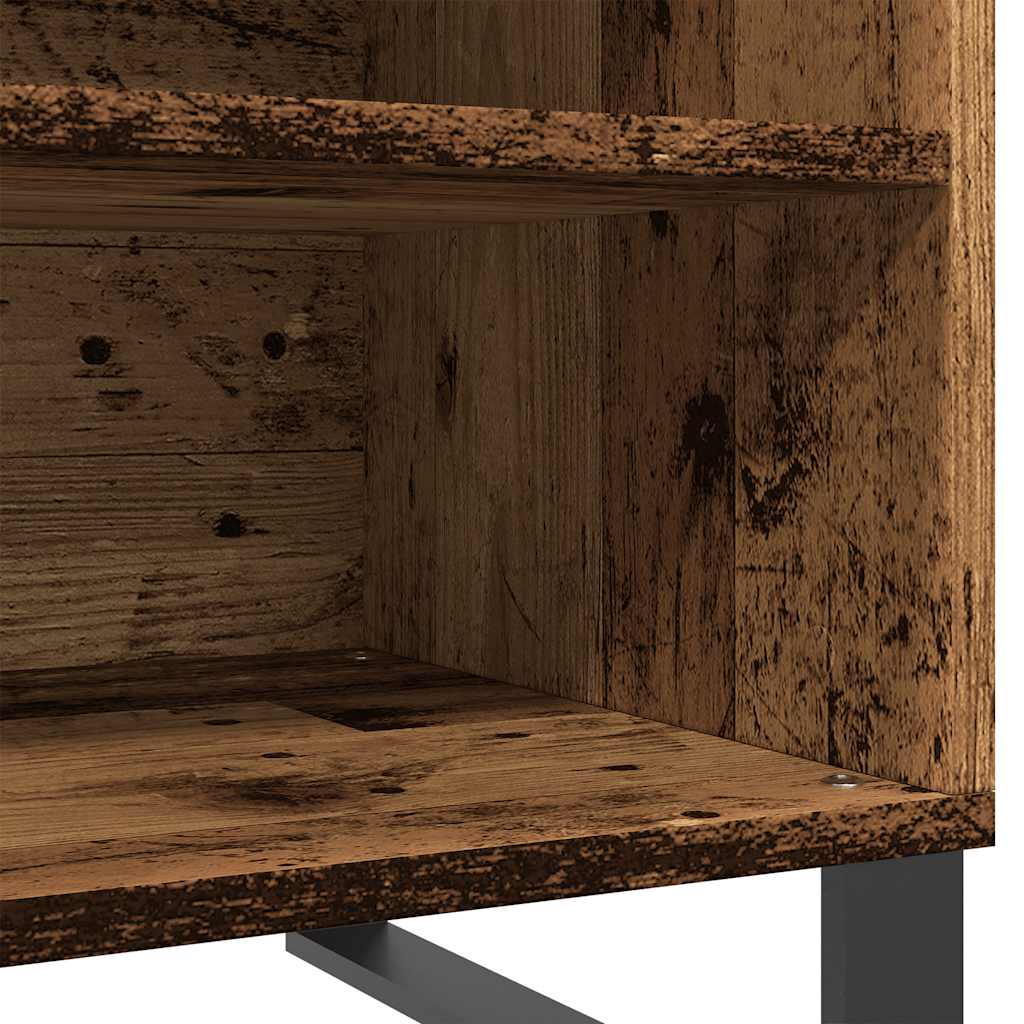 Mobile Porta Dischi Legno Antico 84,5x38x48cm Legno Multistrato 857244