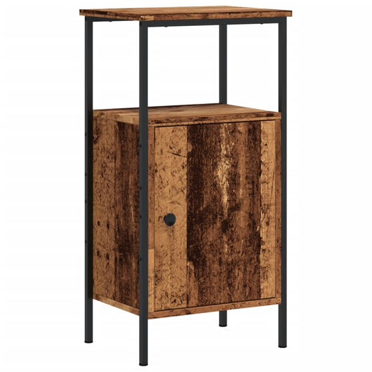 vidaXL Comodino Legno Antico 41x31x80 cm in Legno Multistrato