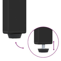 vidaXL Comodini 2pz Rovere Artigianale 41x31x80cm in Legno Multistrato