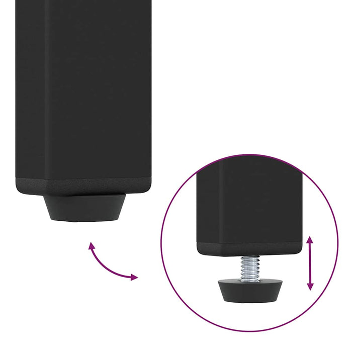 vidaXL Comodini 2pz Rovere Artigianale 34x35,5x70 cm Legno Multistrato