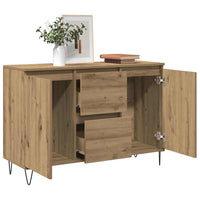 vidaXL Credenza Rovere Artigianale 101,5x35x70 cm in Legno Multistrato