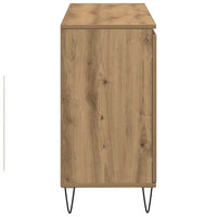 vidaXL Credenza Rovere Artigianale 101,5x35x70 cm in Legno Multistrato