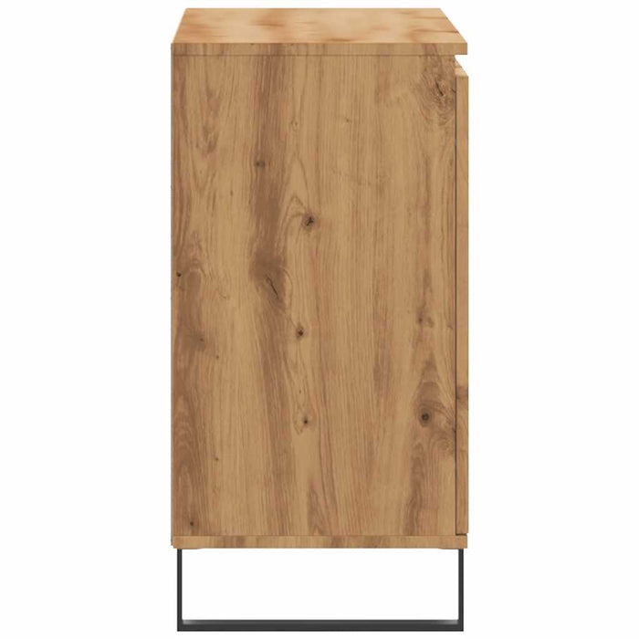 Credenza Rovere Artigianale 101,5x35x70 cm in Legno Multistrato 857269