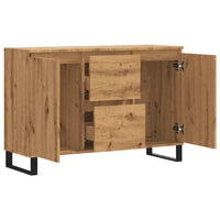 Credenza Rovere Artigianale 101,5x35x70 cm in Legno Multistrato 857269