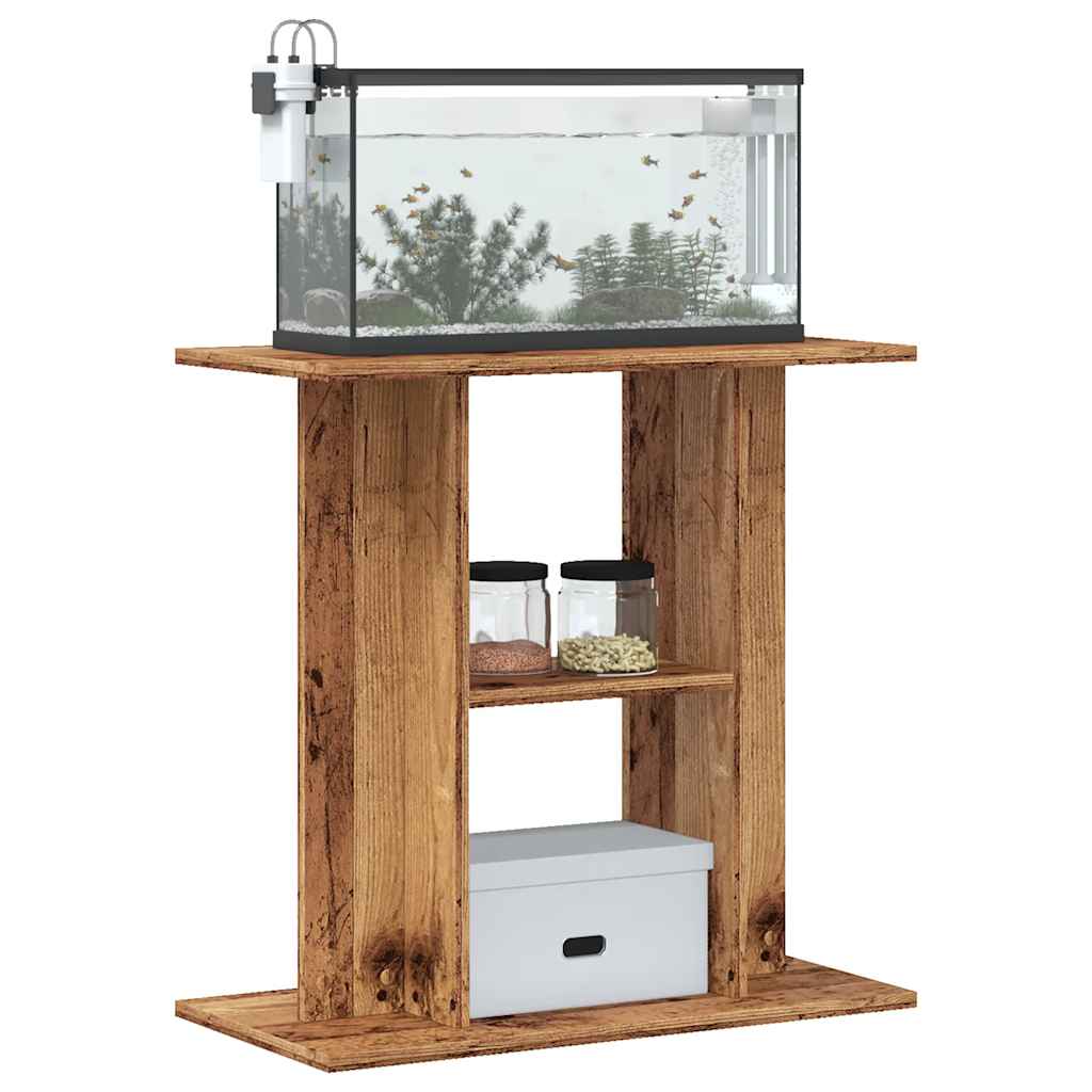 Supporto per acquario in legno antico 60x30x60 cm in legno ingegnerizzato 857270