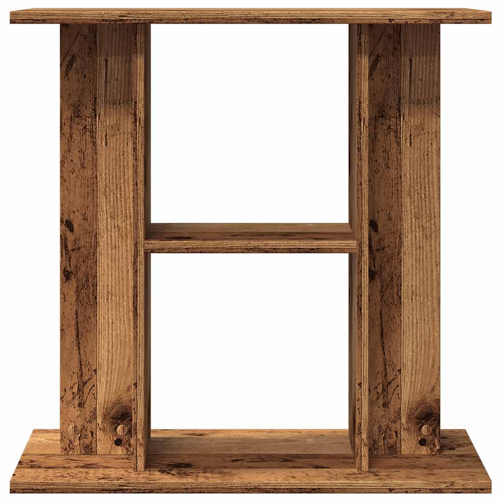 Supporto per acquario in legno antico 60x30x60 cm in legno ingegnerizzato 857270