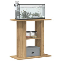 vidaXL Supporto Acquario 60x30x60 cm Multistrato Rovere Artigianale