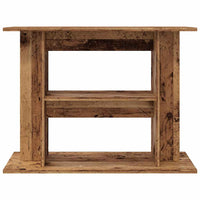 Supporto per acquario in legno antico 80x35x60 cm in legno ingegnerizzato 857272