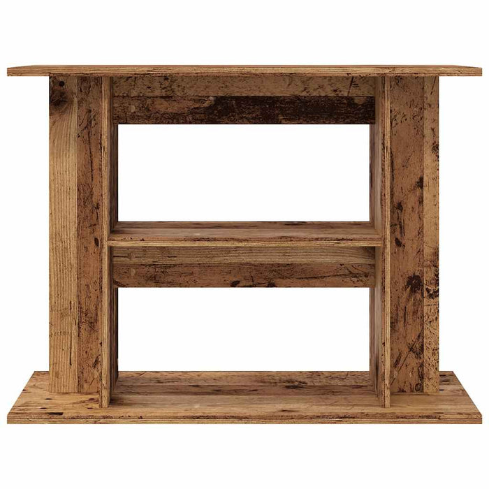 Supporto per acquario in legno antico 80x35x60 cm in legno ingegnerizzato 857272