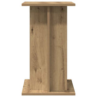 Supporto per acquario artigianale in rovere 80x35x60 cm in legno ingegnerizzato 857273