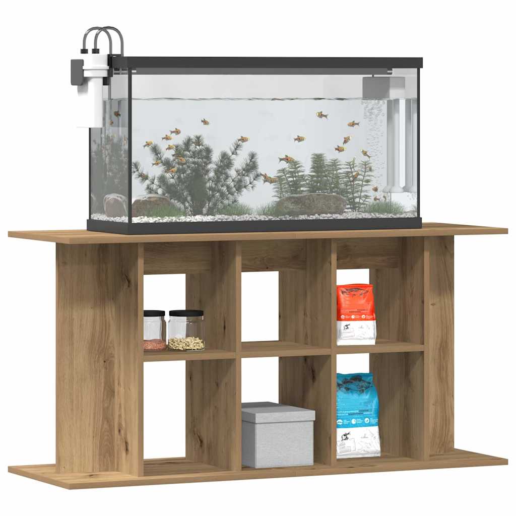 Supporto per acquario artigianale in rovere 120x40x60 cm in legno ingegnerizzato 857277