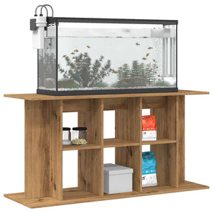 Supporto Acquario 120x40x60 cm Multistrato Rovere Artigianale
