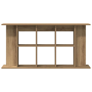 Supporto per acquario artigianale in rovere 120x40x60 cm in legno ingegnerizzato 857277