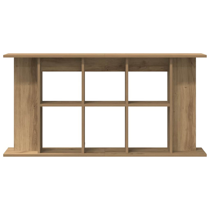 Supporto per acquario artigianale in rovere 120x40x60 cm in legno ingegnerizzato 857277