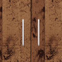 Supporto Acquario 81x36x73 cm in Legno Multistrato Legno Antico 857278