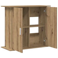 Supporto per acquario artigianale in rovere 81x36x73 cm in legno ingegnerizzato 857279
