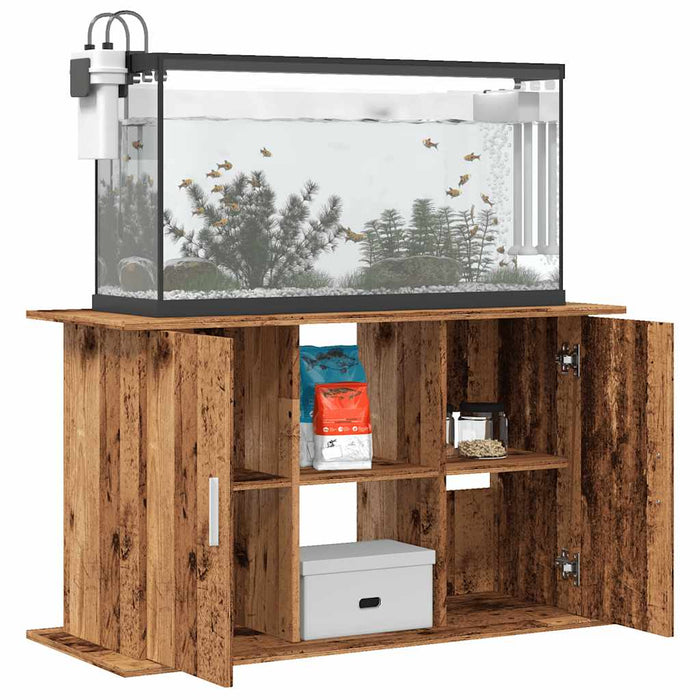 Supporto Acquario 101x41x58cm in Legno Multistrato Legno Antico